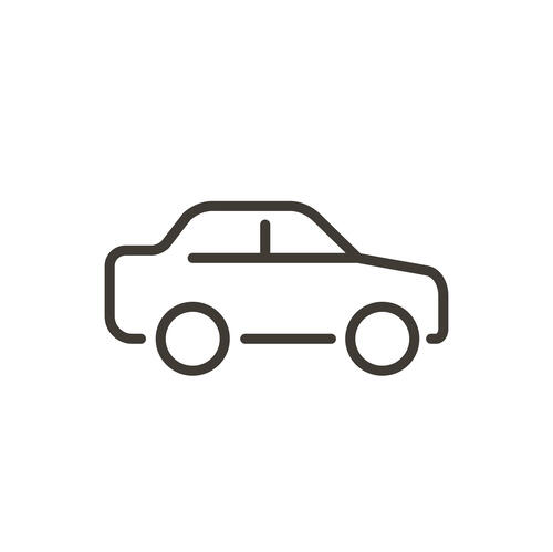Ein Auto-Icon symbolisiert die Autobewertung, um zu erfahren, wie viel mein Auto wert ist.